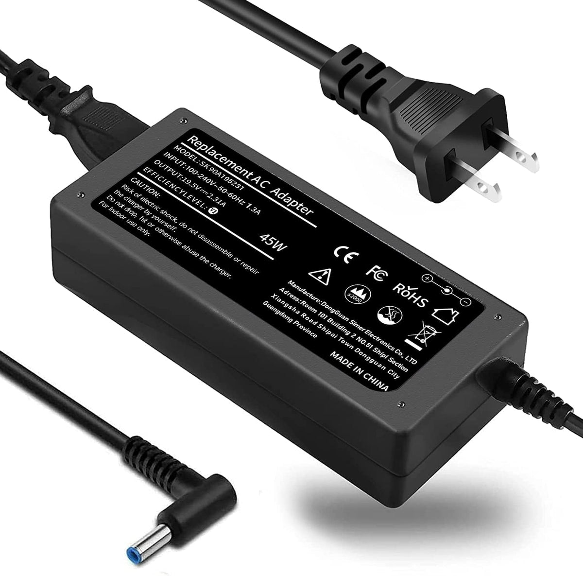 TSKYBEAR 45W Charger Compatible with HP Laptop Charger, Pavilion, Pavilion X360, Elitebook, Stream, Probook, Notebook 11 14 15 15-f272wm 15-f387wm