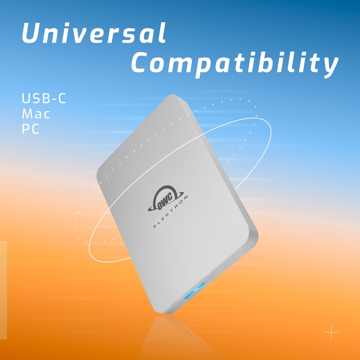 OWC 240GB Envoy Pro Elektron USB 3.2 (10Gb/s) Bus-Powered Portable NVMe SSD, Compatible with Thunderbolt and USB Macs, PCs, and Devices Like iPad