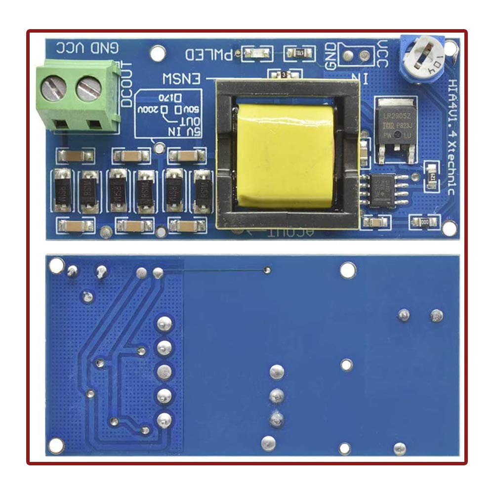WSDMAVIS 1 Pcs DC-DC Boost Step up Converter Adjustable Power Module Input 5V-12V Output High Voltage 300V-1200V