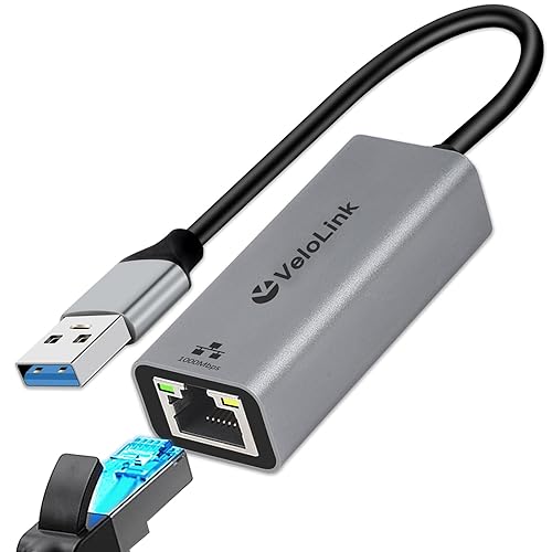 USB a to ethernet Adapter,USB gigabit 1000Mbps Plug and Play with USB 3.0, Driver Free, RJ45 LAN Network Dongle Compatible with Nintendo Switch