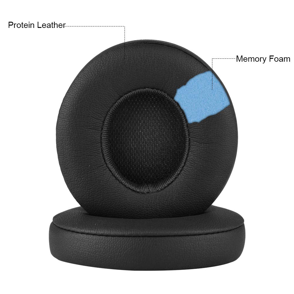 Esen Solo 3 Earpad Replacement Solo 2 Ear Pads Cushion Accessories Compatible with Beats by Dre Solo3/Solo2 Wireless A1796/B0534 Headphones, Made