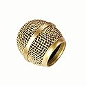 Mesh Microphone Grille For Shure SM58 565SD LC Microphone,Copper Plated