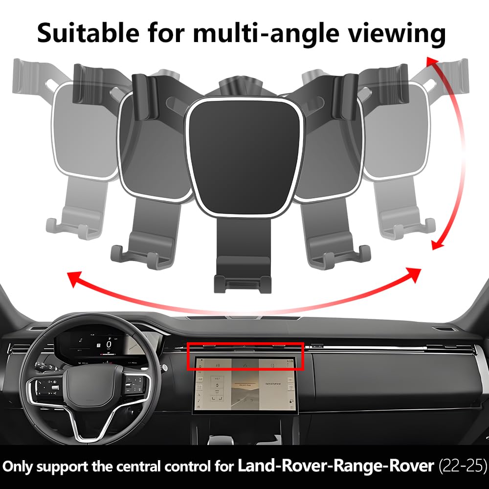 Car Phone Holder For Land Rover Range Rover 2023 2024 2025 2026?Range Rover Sport 2023-2026 Auto Accessories Navigation Bracket Interior Decoration