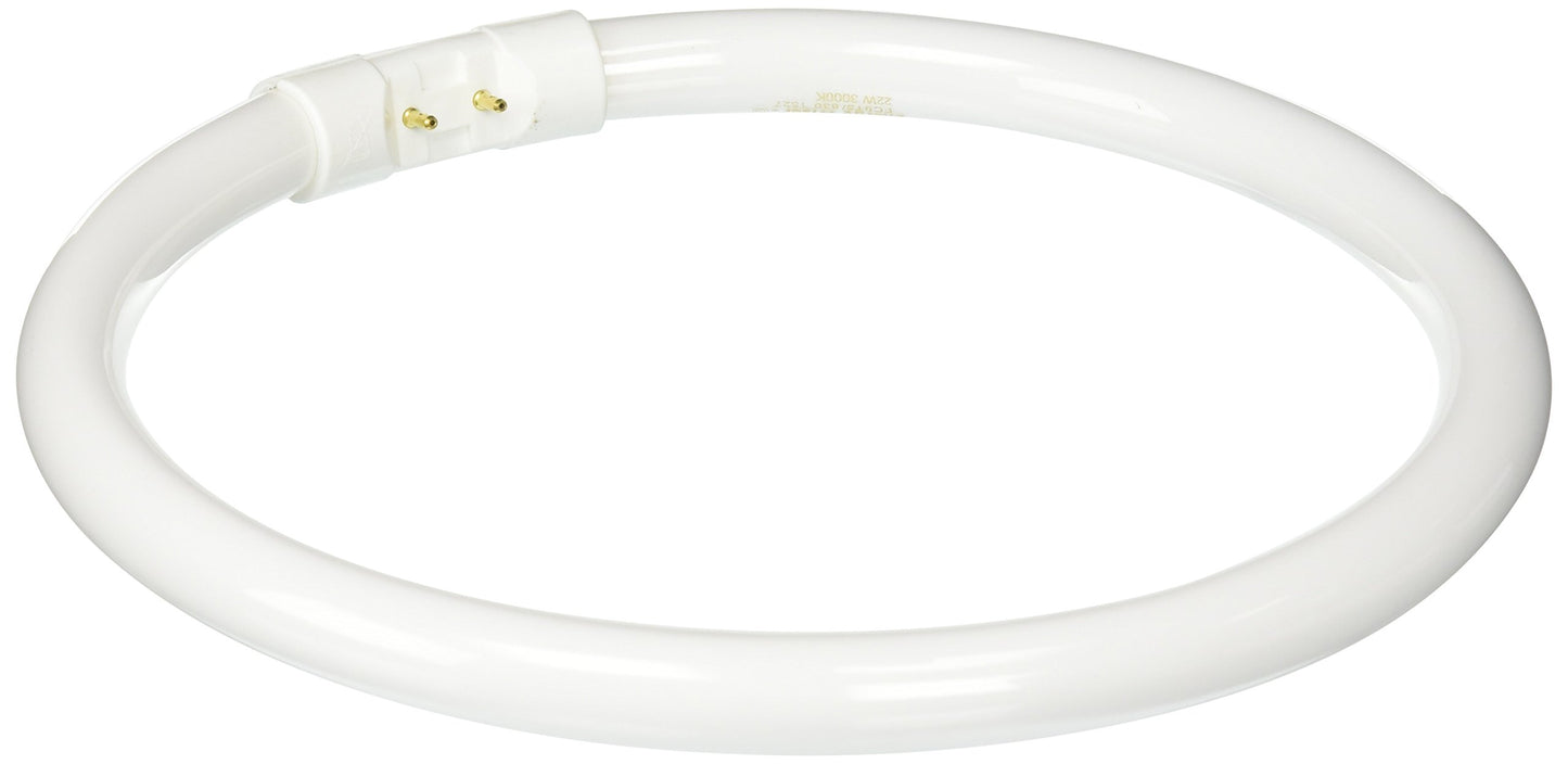 Bulbrite FC9T5 830 9-Watt Circline Fluorescent T5 Bulb, 800 Series, 3000-Kelvin, 2GX13 base, 9-Inch Diameter, Warm White