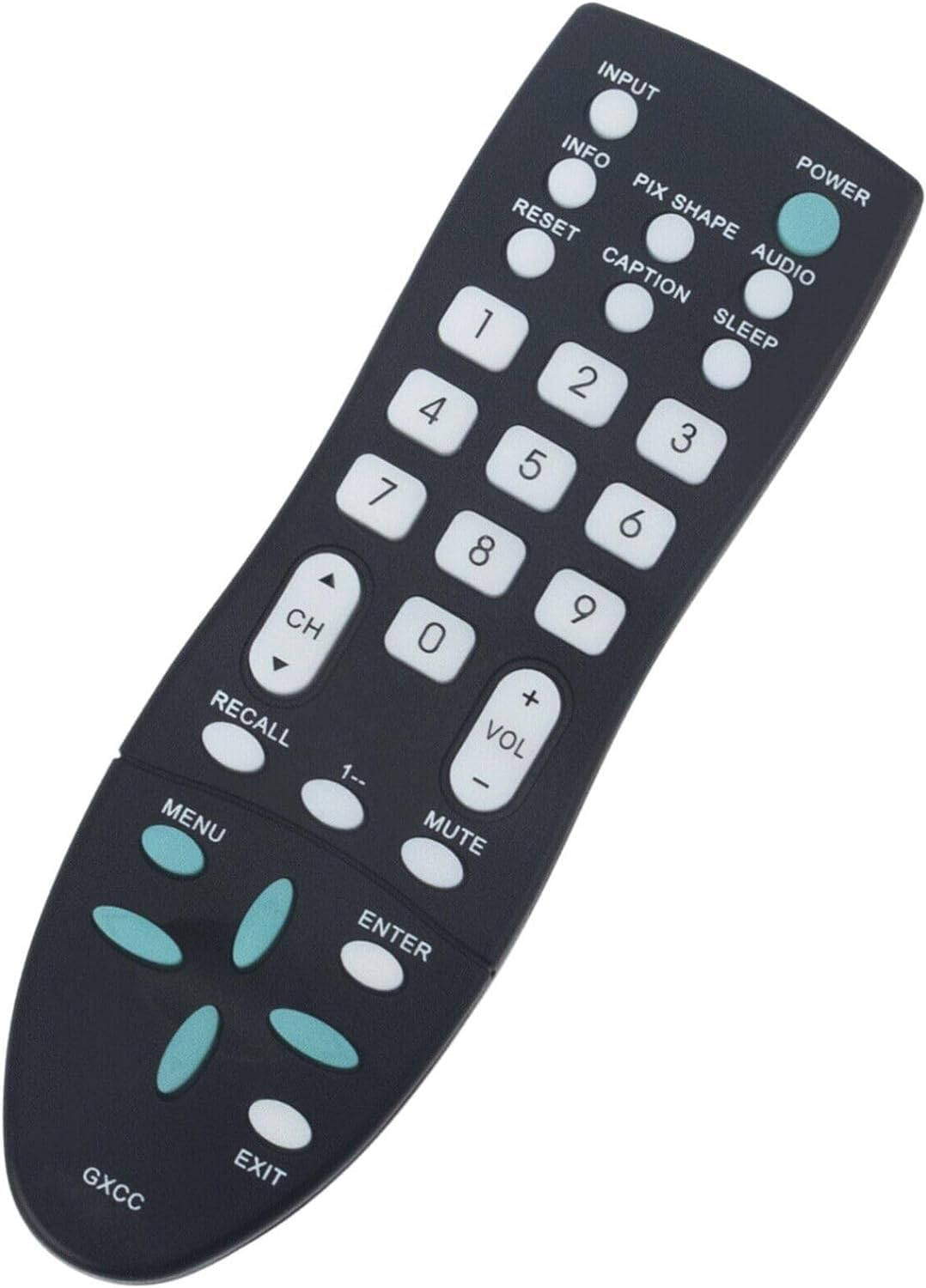 GXCC Replace Remote Compatible with Sanyo TV - DP26640, DP26648, DP26649, DP42142, DP42740, DP39E23 TV Remote