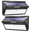 Luposwiten 100 LED Solar Lights Outdoor Waterproof - 2000 Lumens Solar Motion Lights Outdoor with 125° Lighting Angle, Easy-to-Install for Front Door