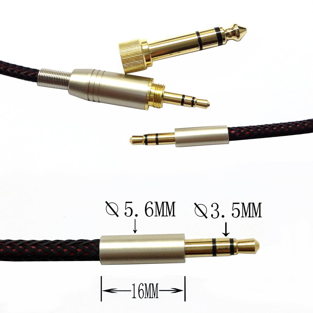 NewFantasia Replacement Audio Upgrade Cable for B&O PLAY by Bang & Olufsen Beoplay H6 / H7 / H8 / H9 / H2 Headphone 1.2meters/4feet