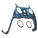 eXtremeRate Metallic Regal Blue Decorative Trim Shell Compatible with p s 5 Controller, DIY Replacement Clip Shell, Custom Plates Cover Compatible