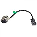 New AC DC Jack Power Plug in Charging Port Connector Socket with Wire Cable Harness Replacement for HP PROBOOK 4540S 4545S 676706-SD1