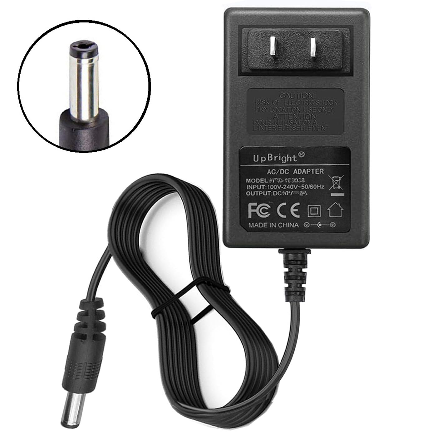 UpBright 15V 2A AC/DC Adapter Compatible with Fluke Networks DSX-5000 DSX5000 Cable Certifier Tester Battery Charger VERSIV-ACUN 800139880 VERSIVACUN…