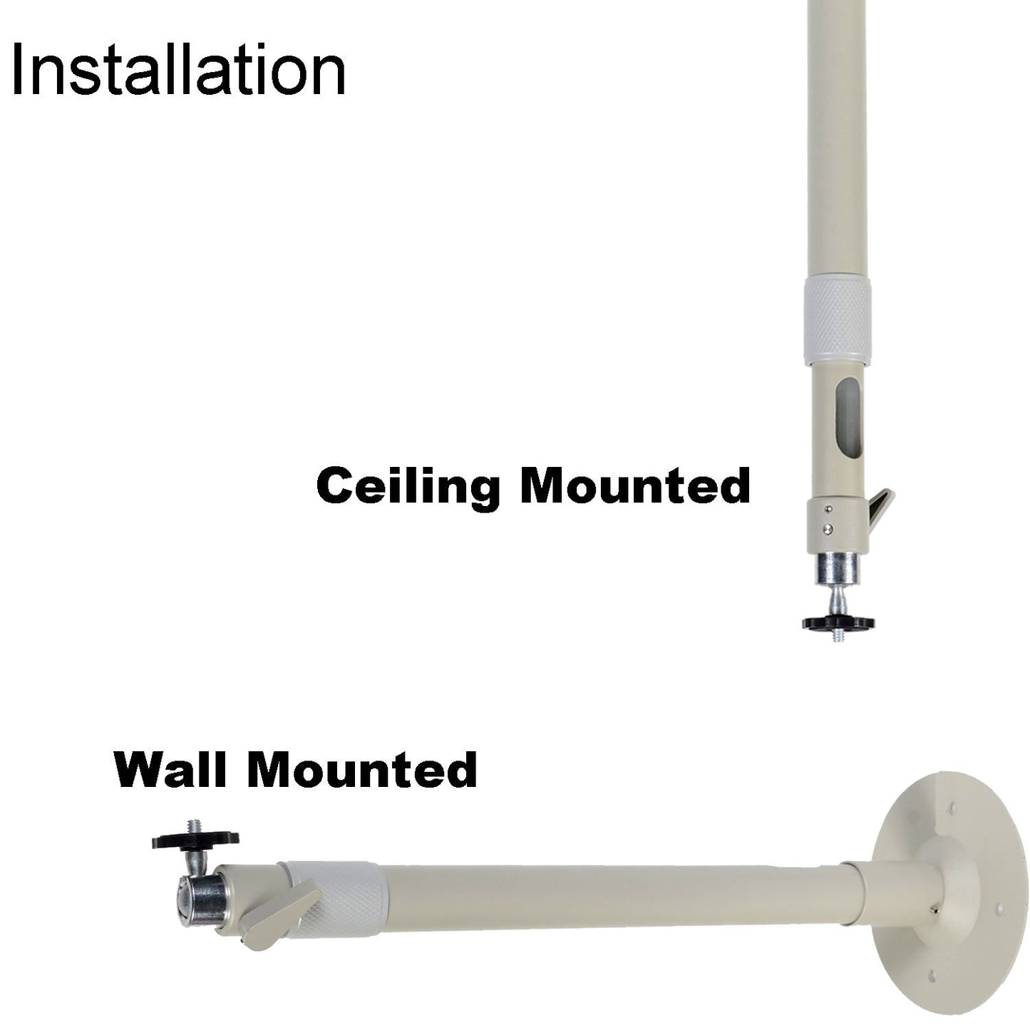 VideoSecu Security Camera Wall Ceiling Mount Bracket Stand Tilt Swivel Mounting Device for Some Mini Projector CCTV Camera Housing DVR Home
