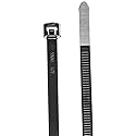 Hellermann Tyton T50R0M4 Standard Cable Tie, 8" Long, 50lb Tensile Strength, PA66, Black (Pack of 1000)