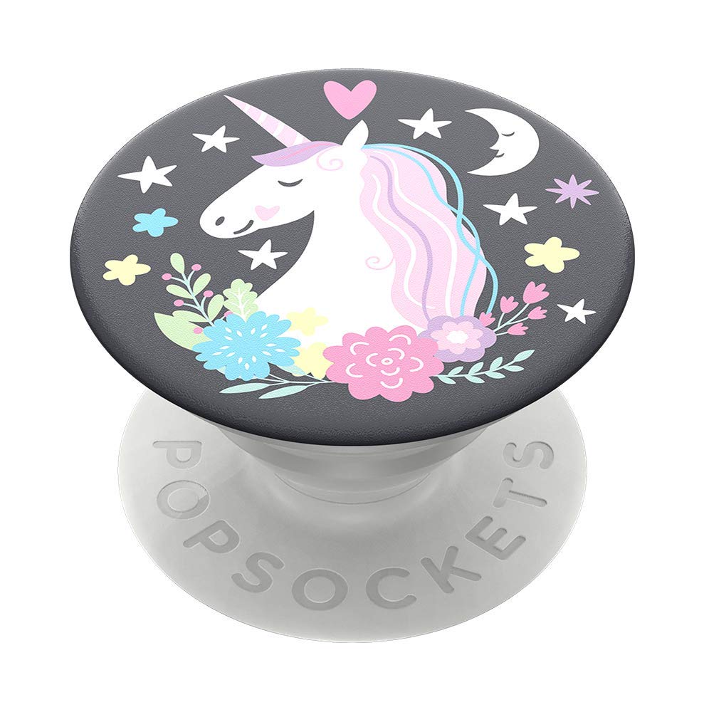PopSockets PopGrip - Expanding Stand and Grip with Swappable Top - Unicorn Dreams