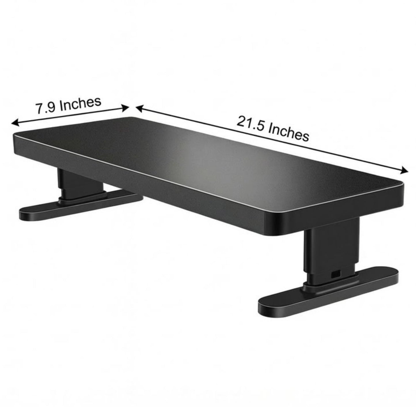 IVE Design Adjustable Monitor Stand with 4 height options, Desk Shelf for Top of Desk Adjustable