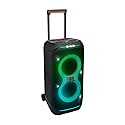 JBL PARTYBOX Stage 320 Portable Party Speaker with Wheels - Black (Renewed)