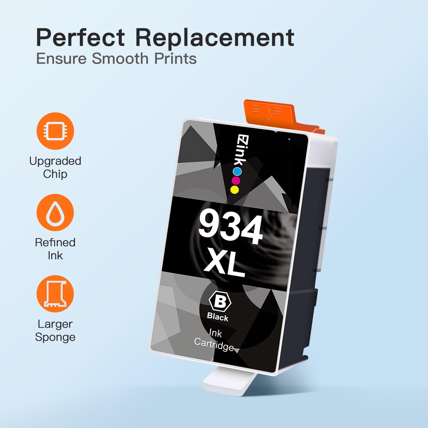E-Z Ink Compatible Ink Cartridge Replacement for HP 934 934XL 934 XL High Yield to use with HP Officejet 6800 6812 6815 6825 6822 6820 OfficeJet Pro