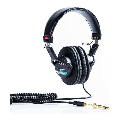 Sony MDR7506 Professional Large Diaphragm Headphone (International Model) No Warranty