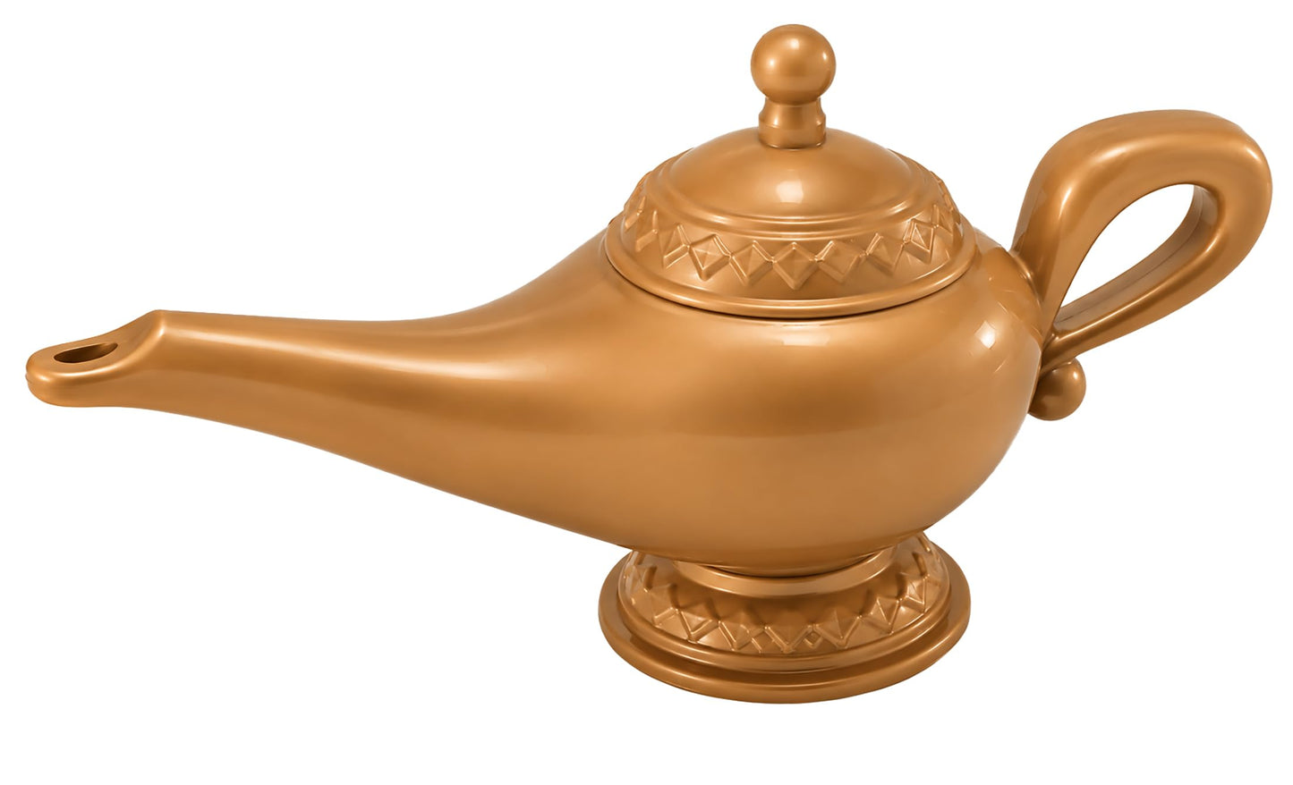 Morph Plastic Magical Wish Lamp Prop 6 Pack, Gold, One Size