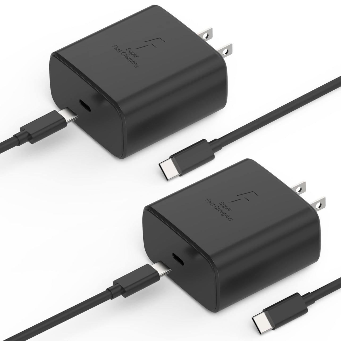 45W USB-C Samsung Super Fast Charger for Galaxy S25, Galaxy Tab S8/S9, Samsung Galaxy Z Fold 4/5, Samsung Galaxy Z Flip 4/5, Samsung Ultra S22/S23/S24
