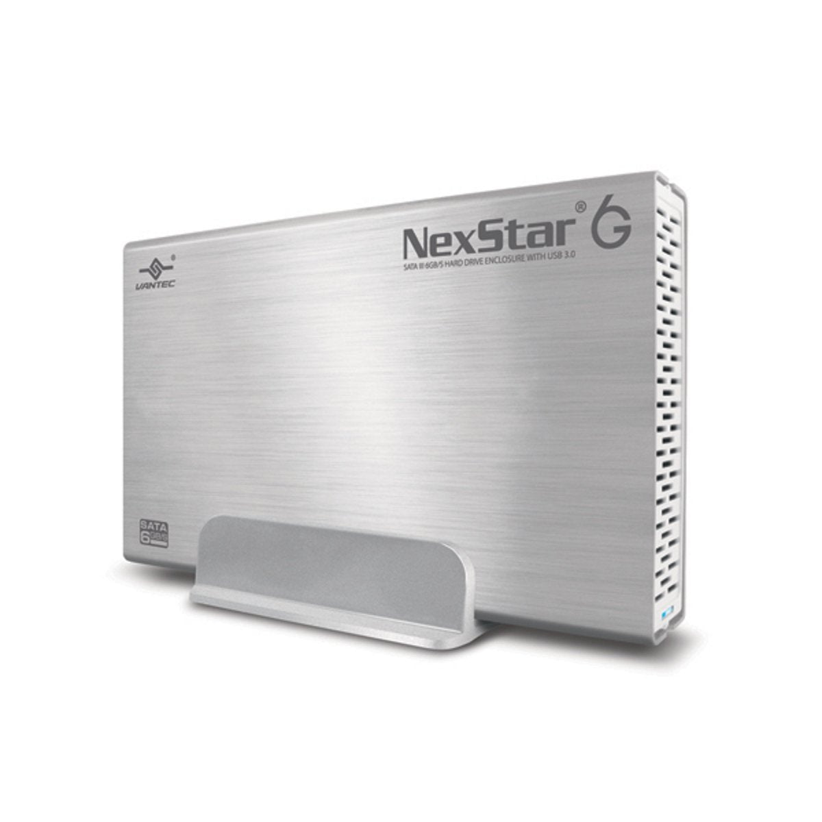 Vantec 3.5-Inch SATA 6Gb/s to USB 3.0 HDD Enclosure, Silver (NST-366S3-SV)