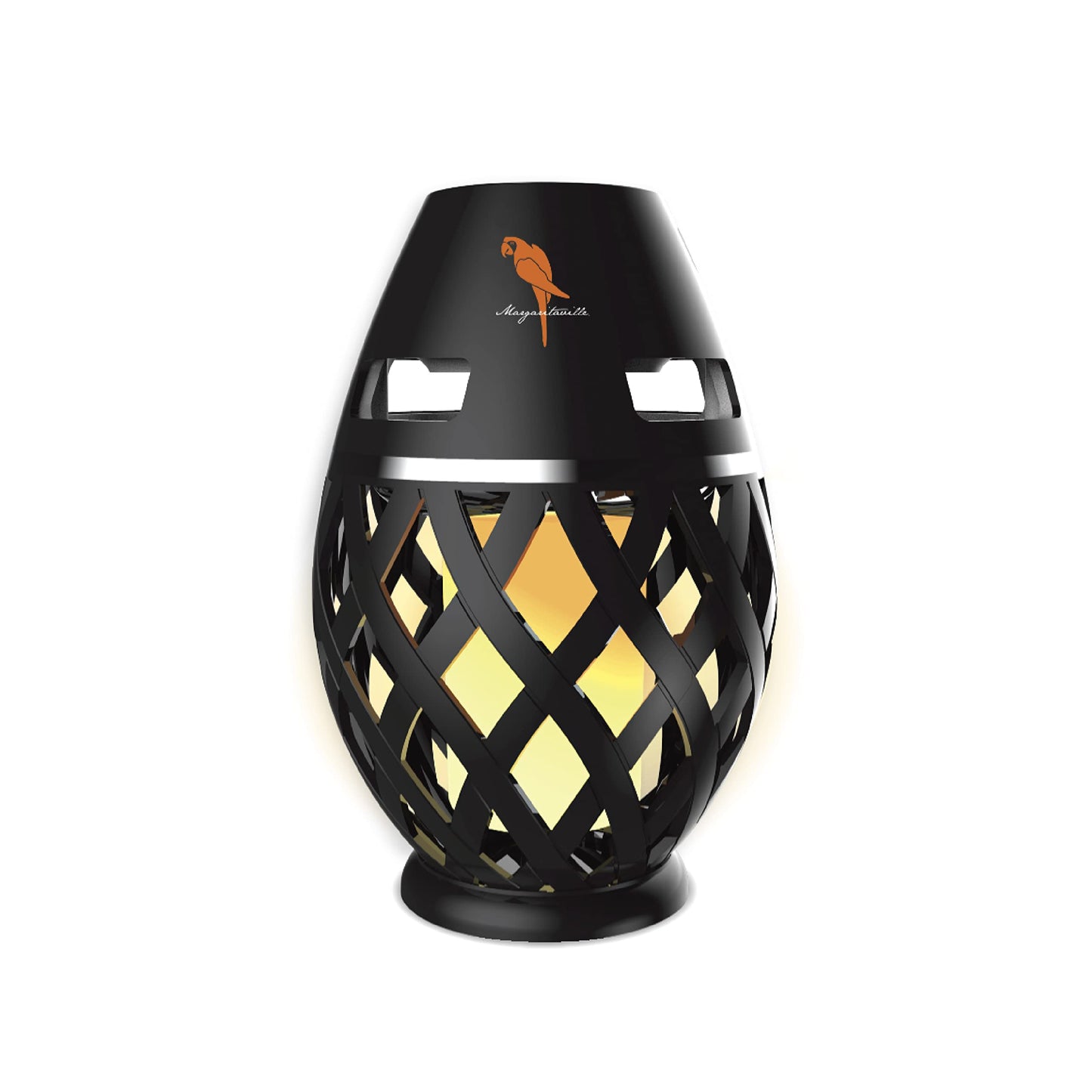 Margaritaville Tiki Torch - Waterproof Bluetooth Speaker, Portable Party Speaker with Flickering LED Lights, Perfect for Travel, Parties, Yards,