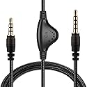 ienza® Premium Quality Replacement Audio Chat Cable with Volume Control for AstroA10 A10, Also Works with A40 Gaming Headsets