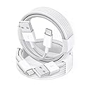 2 Pack USB-A to USB-C Car Carplay Cable for iPhone 17, 17 Air, 17 Pro, 17Pro Max, iPhone 16, 16 Plus, 16 Pro, 16 Pro Max, 16E, iPhone 15, iPad 10th
