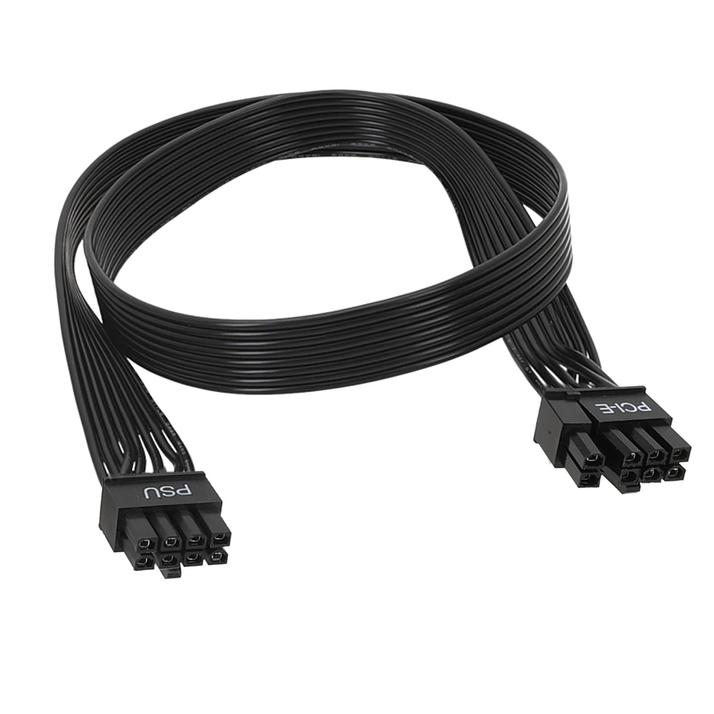 8 Pin PCIe Cable for EVGA Power Supply, 25 Inch 8 Pin to 6+2 Pin Male to Male GPU Power Cable for EVGA G+ G2 G3 G5 G6 GA GM GT P2 P3 P5 P6 P+ T2 T3