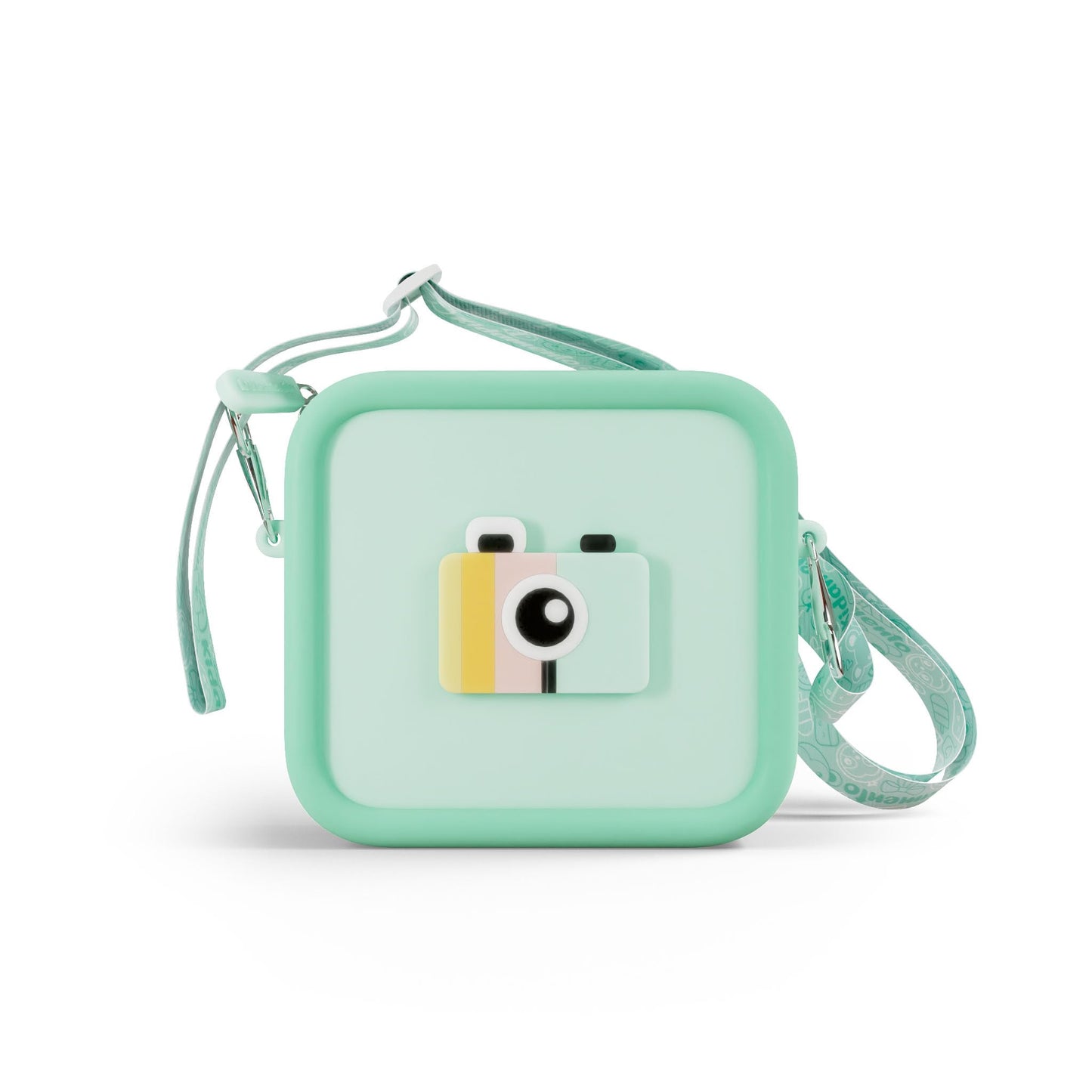 Kidamento kiimento Soft Silicone Camera Case - Durable and Adorably Stylish Bag - Promotes Comfort and Independence Original Green