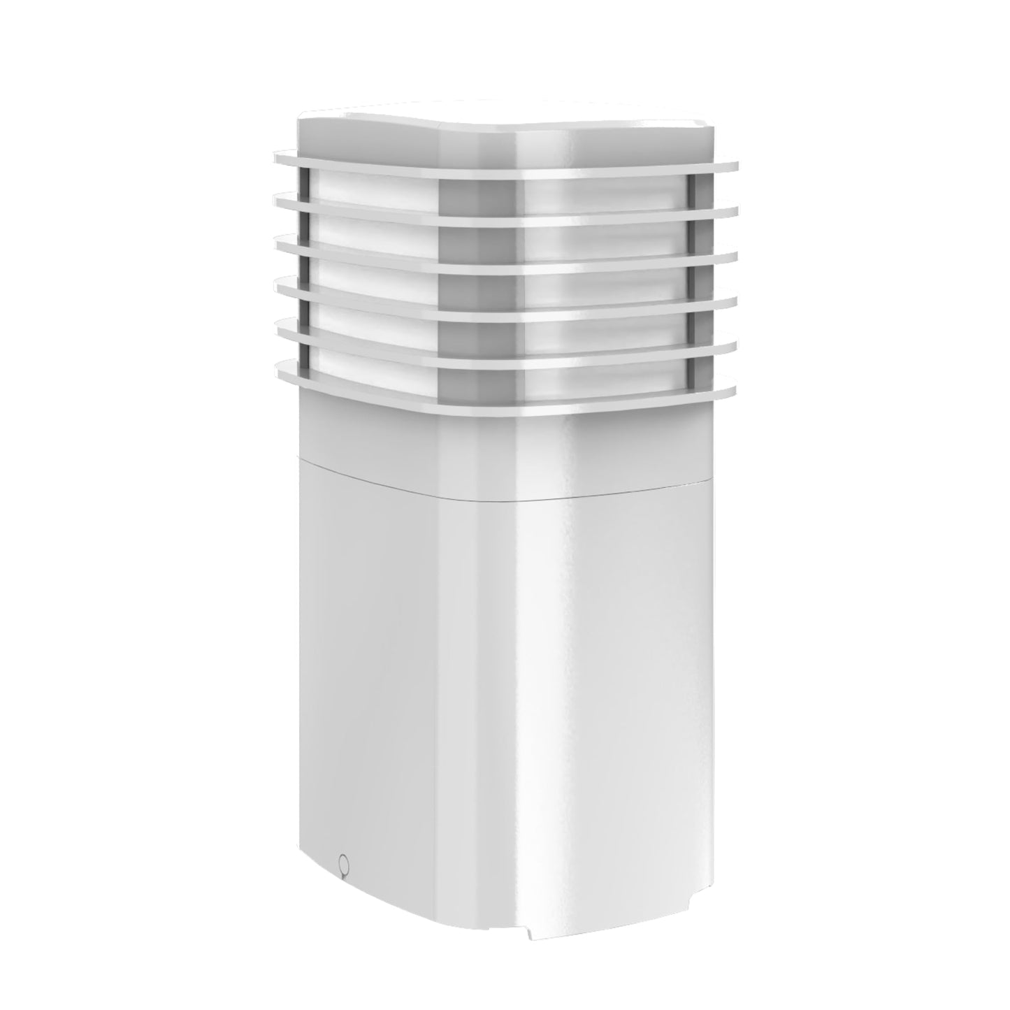 TayMac White Pagoda Light Slide Cover PPPLW for ParkPost Outdoor Power Enclosure (Required), 600-Lumen 2700K Polycarbonate Post Cap Light for Garden