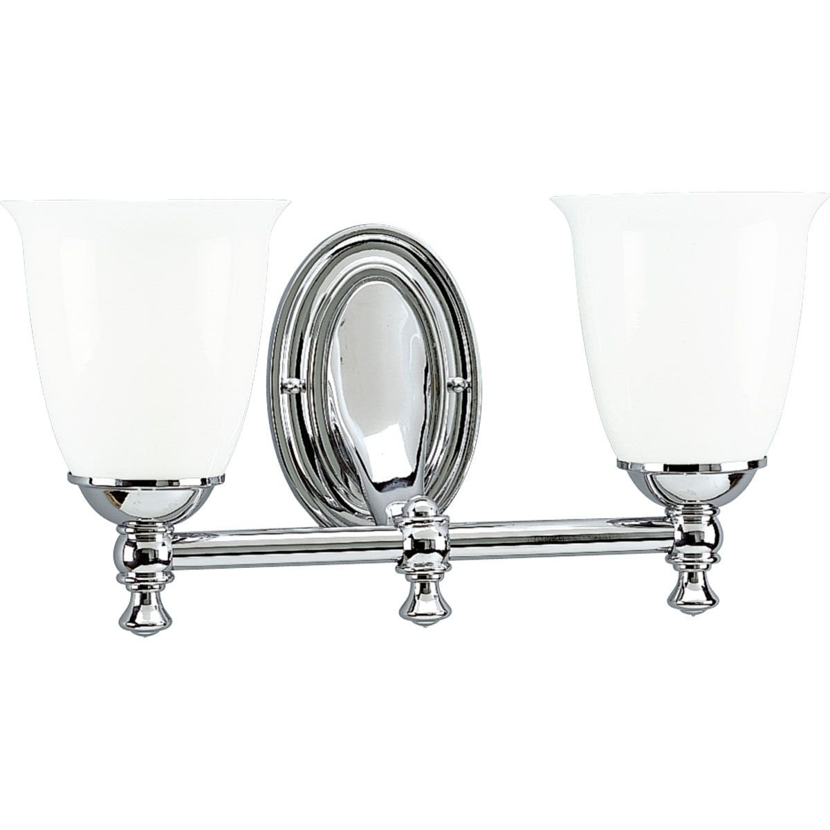 Progress Lighting P3028-15 Victorian Bath & Vanity, 16-5/8-Inch Width x 8-1/2-Inch Height, Chrome
