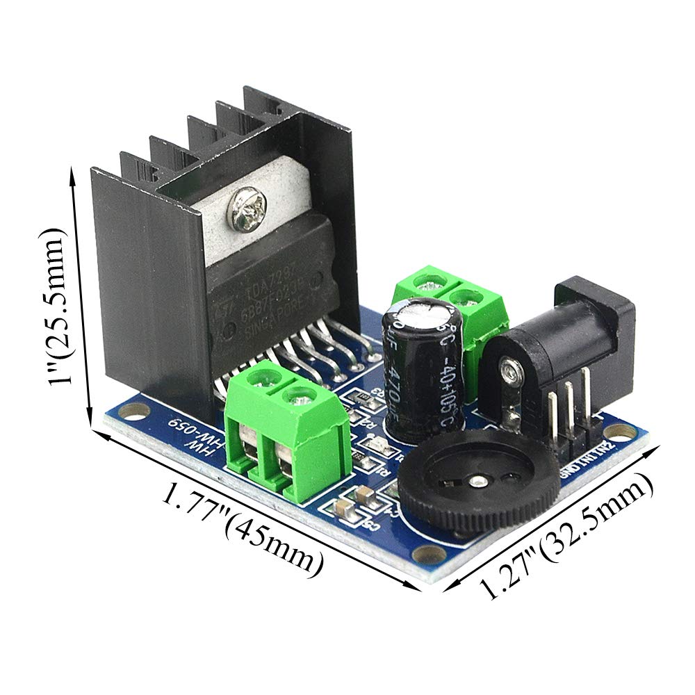 XINGYHENG 2Pcs TDA7297 Dual-Channel Audio Power Amplifier Board Module Power Input Mode 4-8 Ohms 10-50W Speakers Audio Amplifier Module Converter