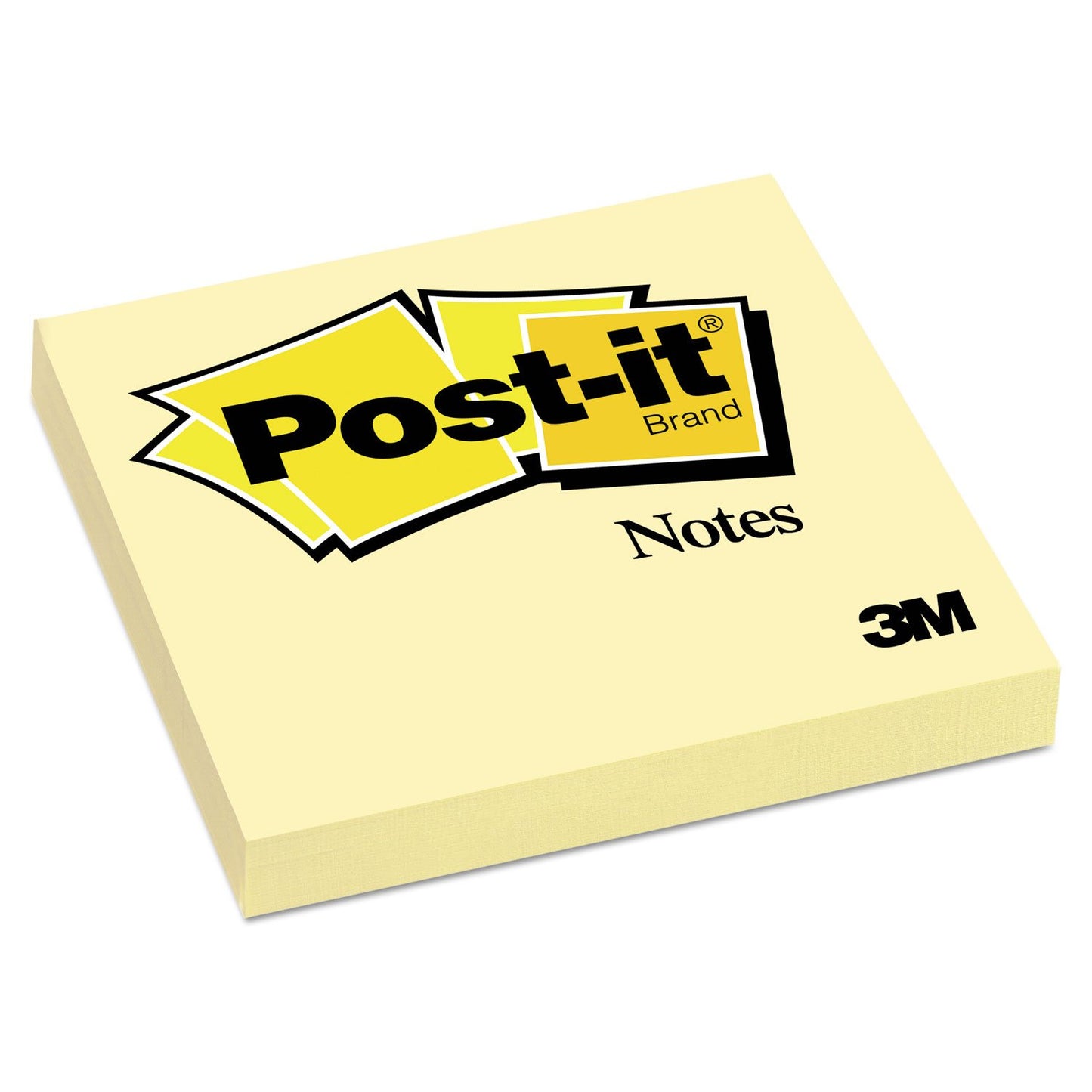 Post-it Notes, 3 x 3 in, The Iconic Canary Yellow Note, 12 Pads