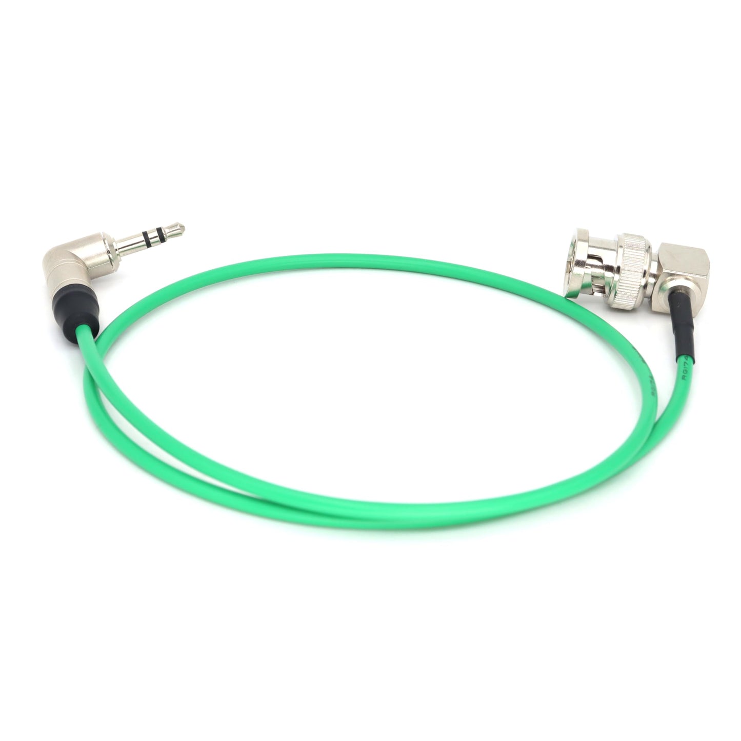 SZYingXian Timecode Cable Elbow 3.5mm to Straight/Right Angle BNC/SDI Cord for Canon C300/500, ARRI Amira, Zoom F8/F4, Blackmagic Pyxis, Sony Venice