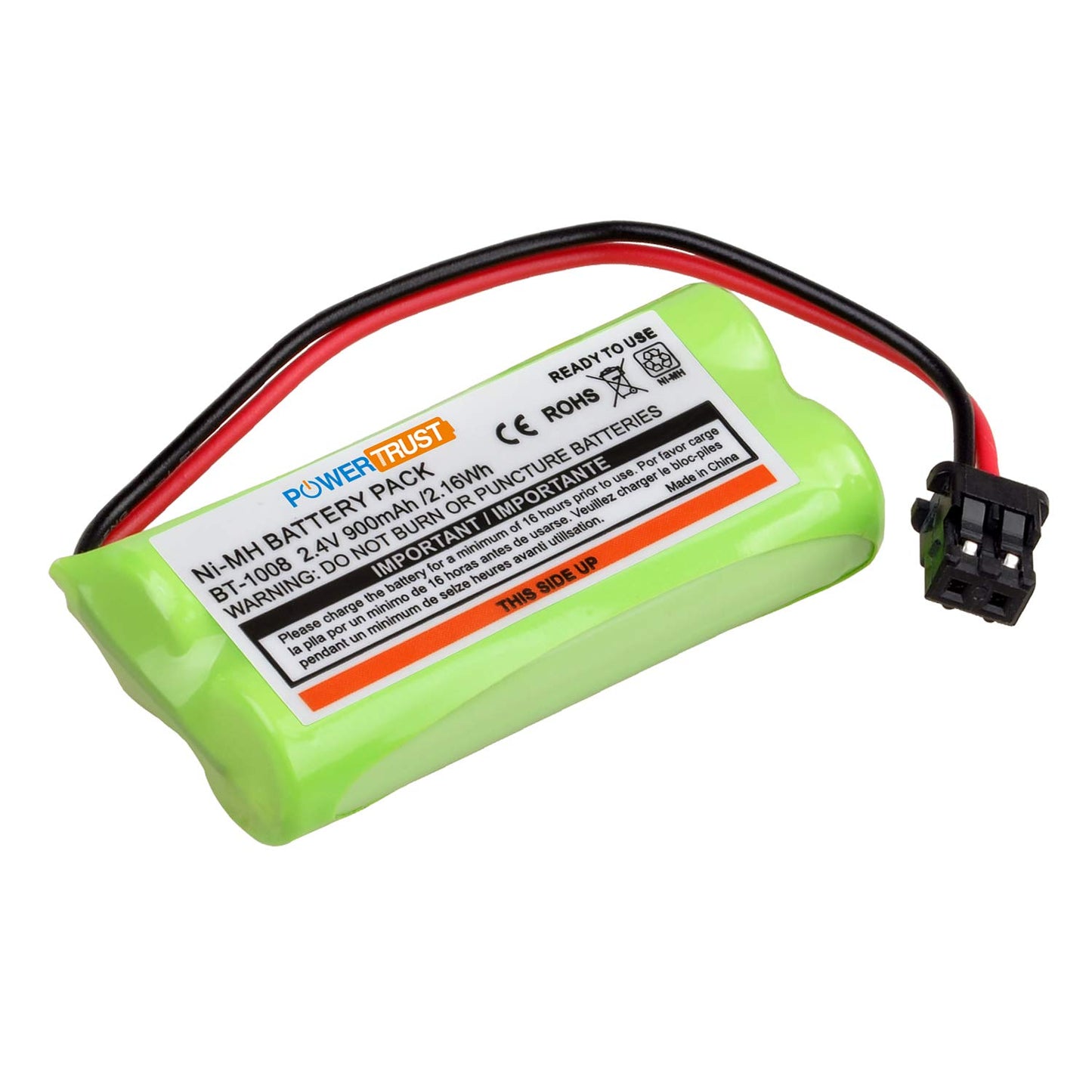 PowerTrust 3Pack Ni-MH Cordless Phone Battery for Uniden BT-1008 BT-1016 BT-1021 BT-1025 BT1021 BT1025 CPH-515B