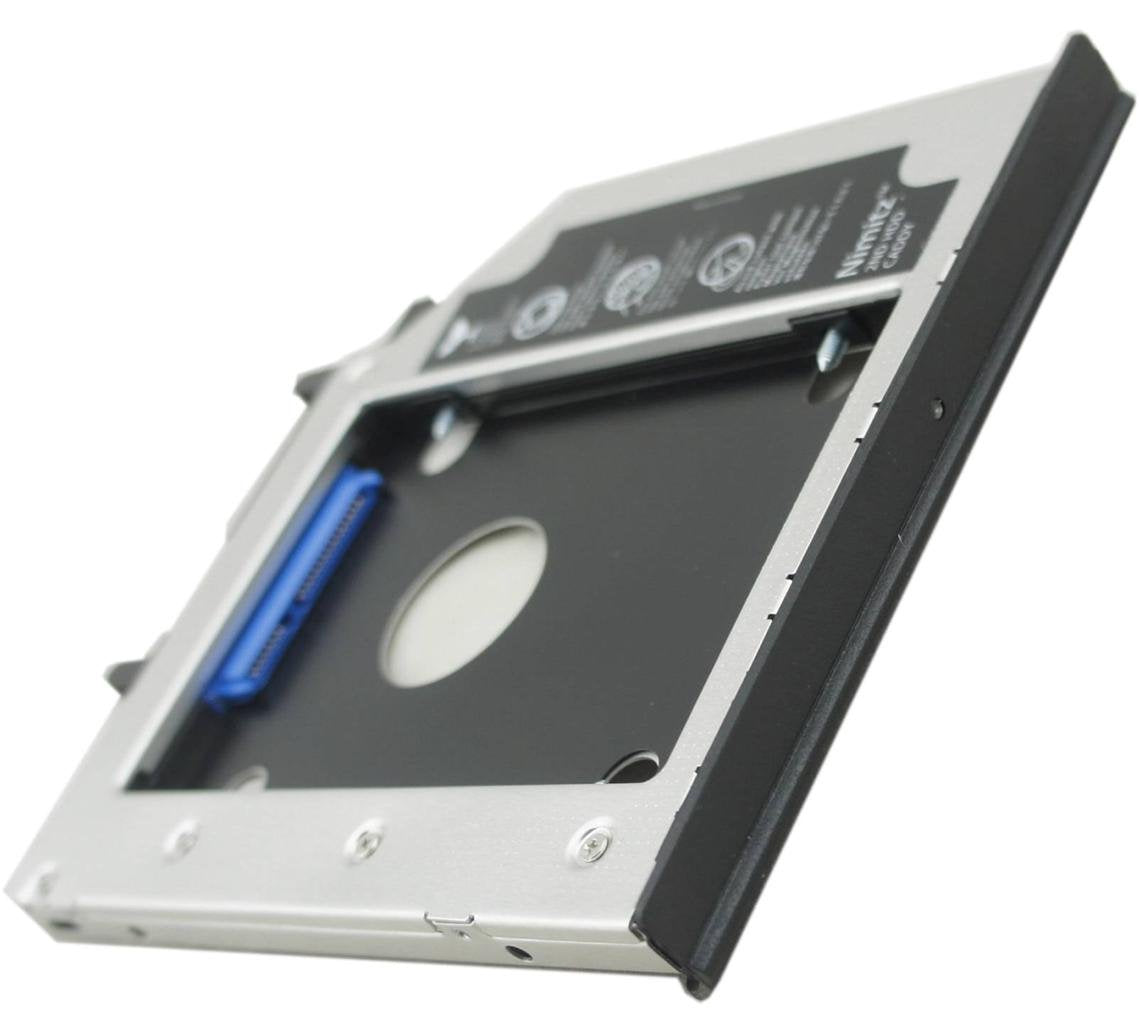 Nimitz 2nd HDD SSD Hard Drive Caddy Compatible with Lenovo Ideapad Y500 Y510p with Bracket Replace Graphics Card