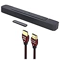 JBL BAR-2-0-ALL-IN-ONE-MK2 Compact 2ch Soundbar with Dolby Digital and a WireLogic Ruby 8ft Ultra High Speed 4K-8K-10K HDMI Cable w/UHD, HDR, VRR
