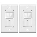 TOPGREENER PIR Motion Sensor Light Switch, Occupancy & Vacancy Motion Sensor Switch, ???????????????? ?????????????? ???????????? ????????, No Neutral Wire, Single Pole