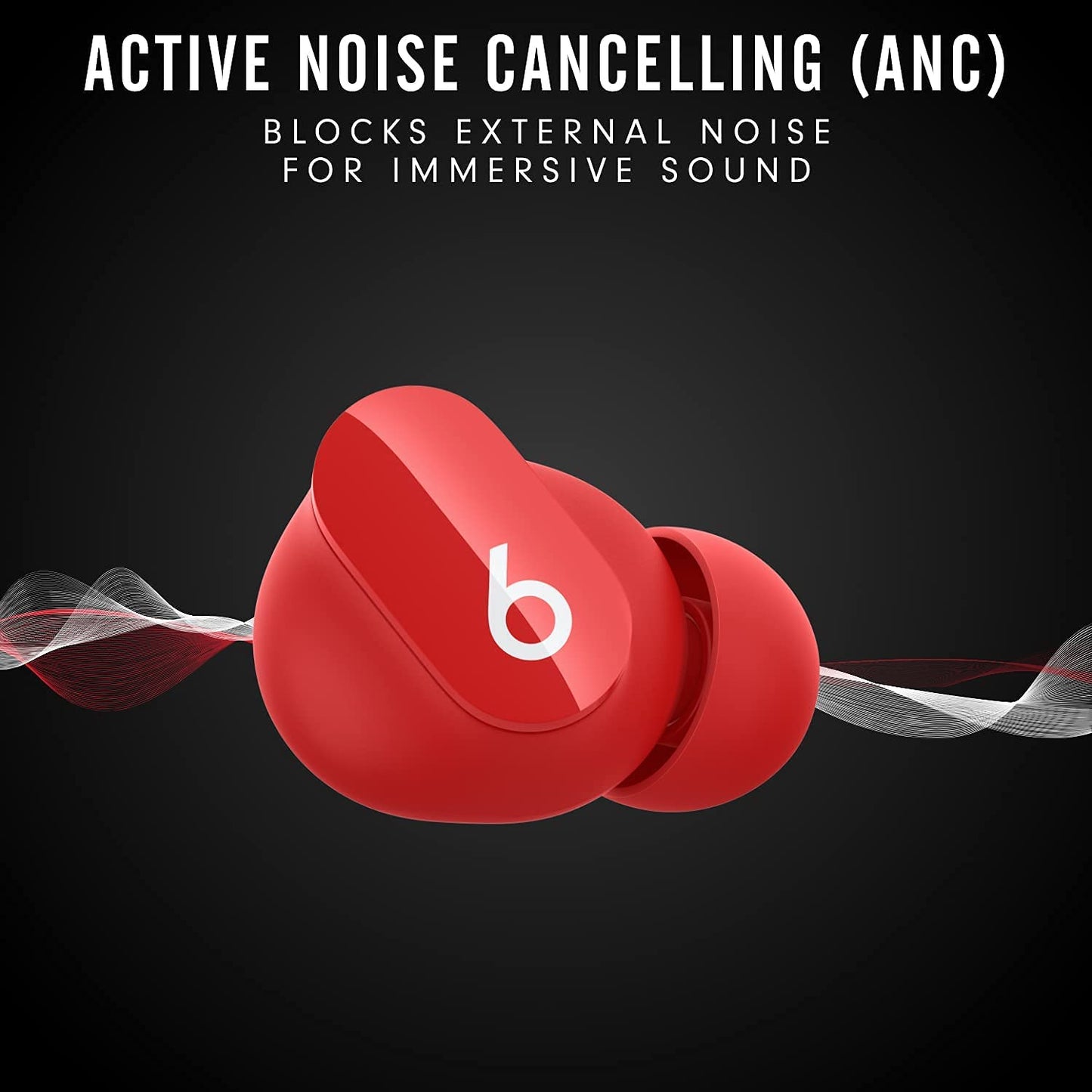 Beats Studio Buds Totally Wireless Noise Cancelling Earphones - Red