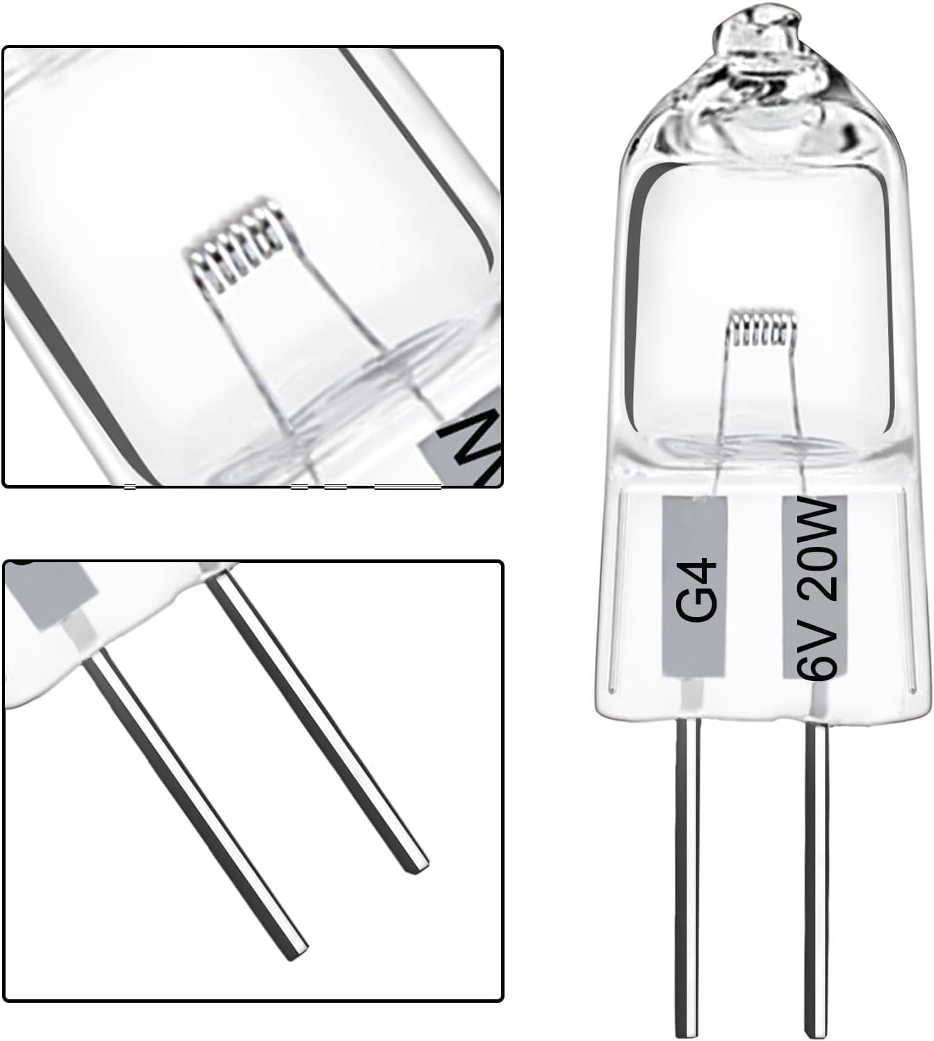 AmScope BH-6V20W 6V Incandescent Bulb 20W Brightness