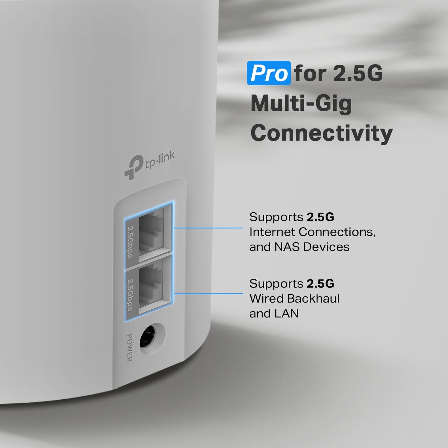 TP-Link Deco X55 Pro AX3000 Whole Home Wi-Fi 6 Mesh System - Coverage up to 6500 Sq.Ft & up to 150 Devices, 2x2.5G WAN/LAN Ports, 4 Streams, Wired