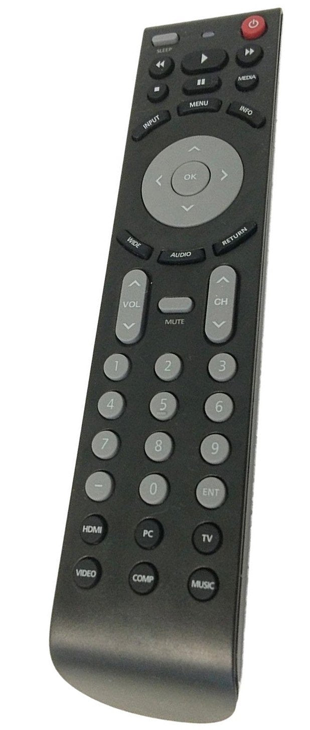 Remote RMT-JR01 Compatible for JVC TV JLC32BC3000 JLC32BC3002 JLC37BC3000 JLC37BC3002 JLC42BC3000 EM42FTR EM48FTR EM55FTR EM65FTR and More