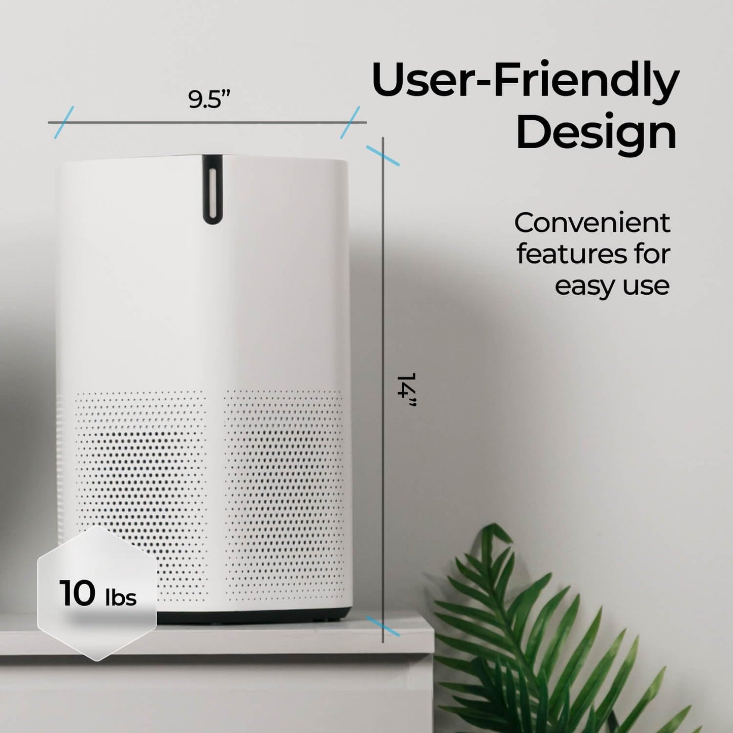 SonoHealth AirPro Purifier for Home and Bedroom | HEPA 14 Filter | Ultra-Quiet Air Cleaner | Activated Carbon Filter and Essential Oil Diffuser - 1