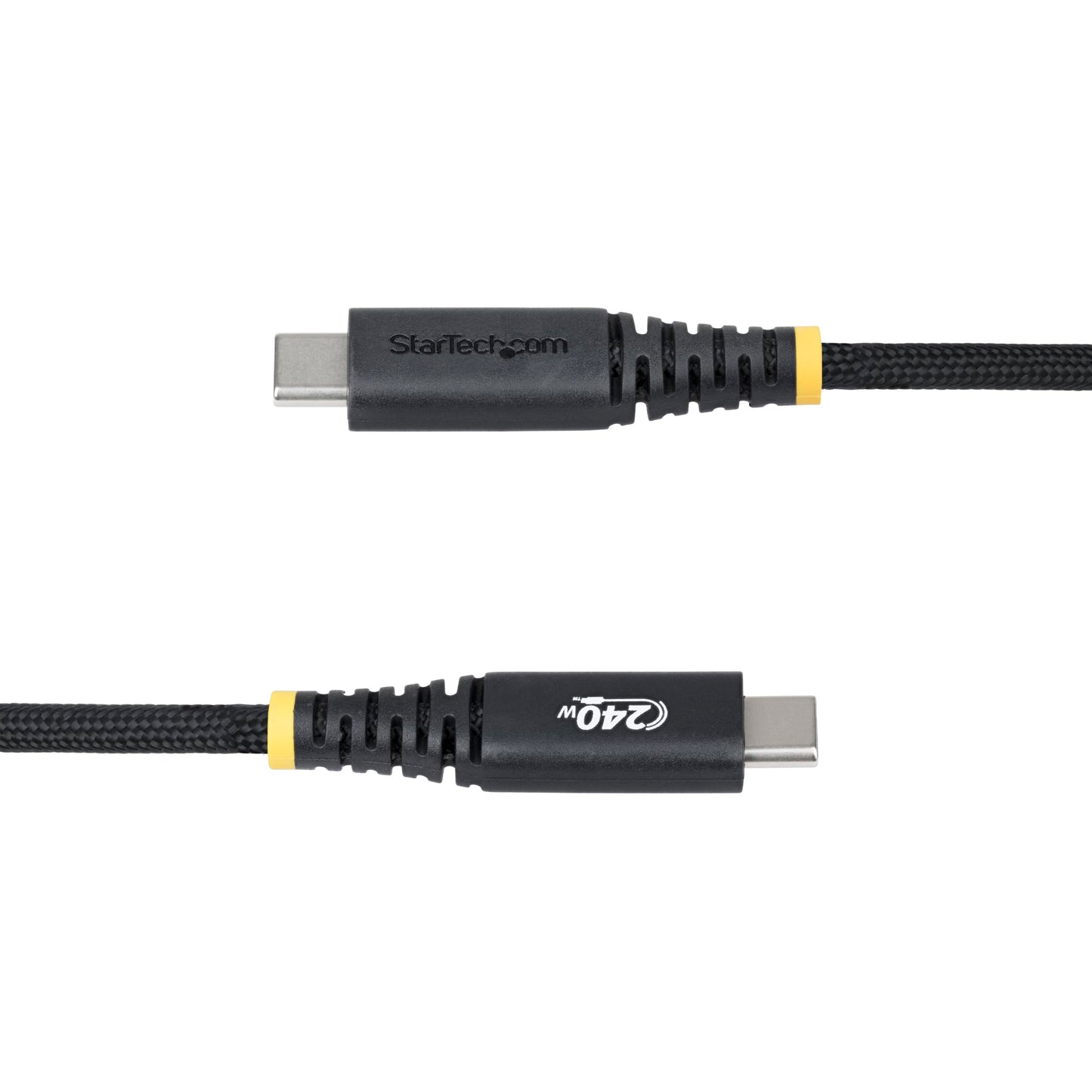 StarTech.com 6ft (2m) USB-C Charging Cable, Durable and Ultra-Flexible, Side Screw Locking, 240W (5A) PD EPR, USB 2.0 Laptop Charger Cable, USB-IF
