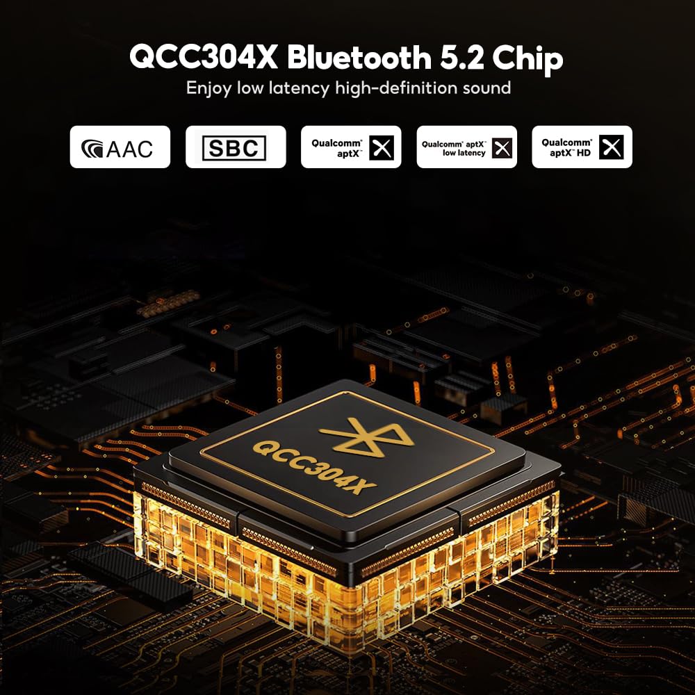 AIYIMA D03 Bluetooth 5.0 DAC Amplifier 150 Watt x 2 Stereo HiFi 2.1 CH Digital Sound Amplificador 24Bit/192kHz Class D Power Amp USB Coaxial Optical