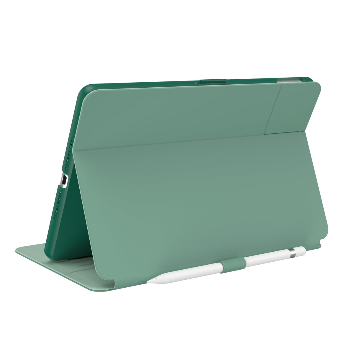 Speck Balance Folio Case for iPad 10.2 Inch (2019-2021) - Drop & Camera Protection, Slim Multi Range Stand, Apple Pencil Holder - Fluorite