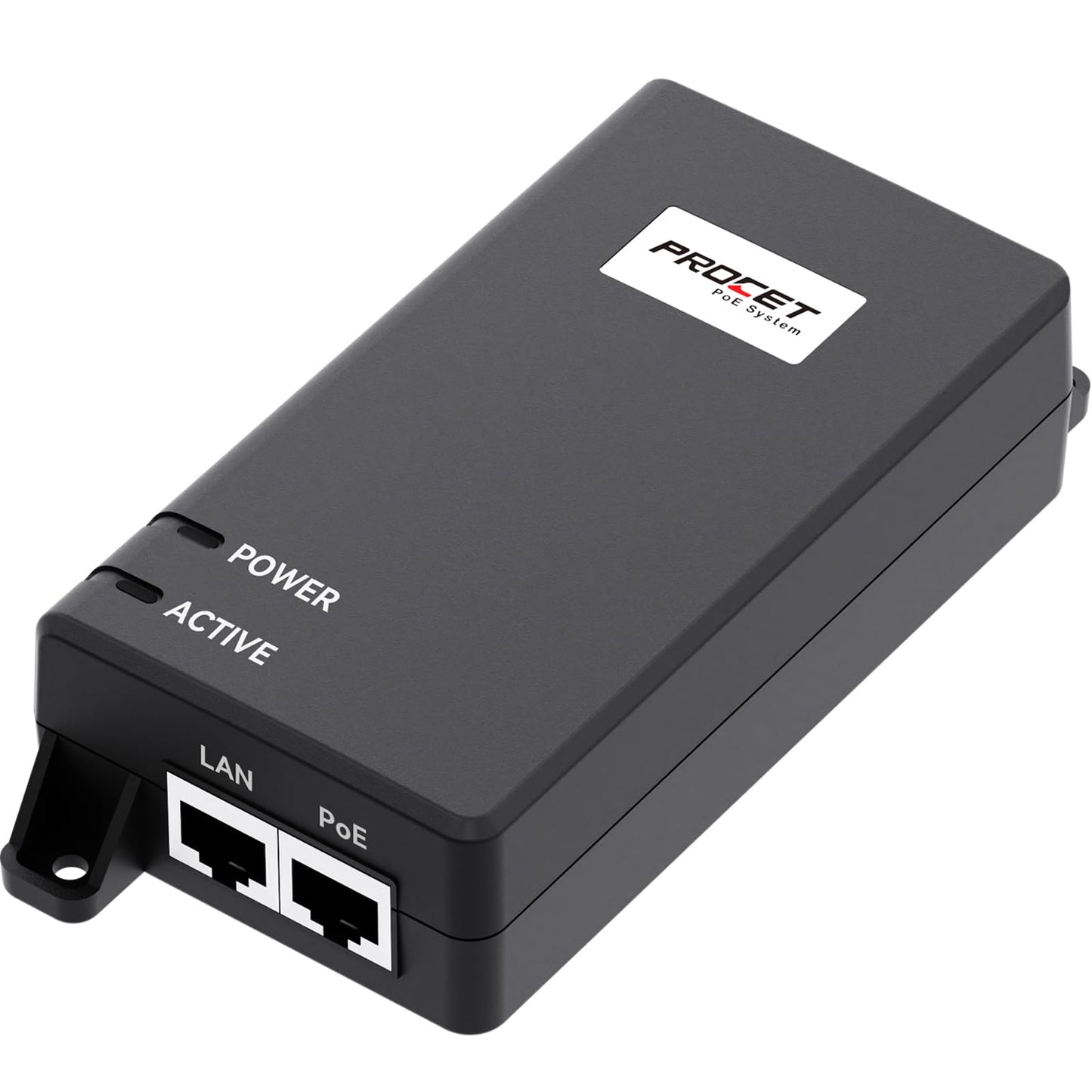 PROCET 10 Gigabit PoE Injector 60W Active IEEE802.3BT for eero PoE 7, UniFi E7 Campus, U7 Pro XG, Sisco Wireless Access Point, PTZ AI Camera, NAS