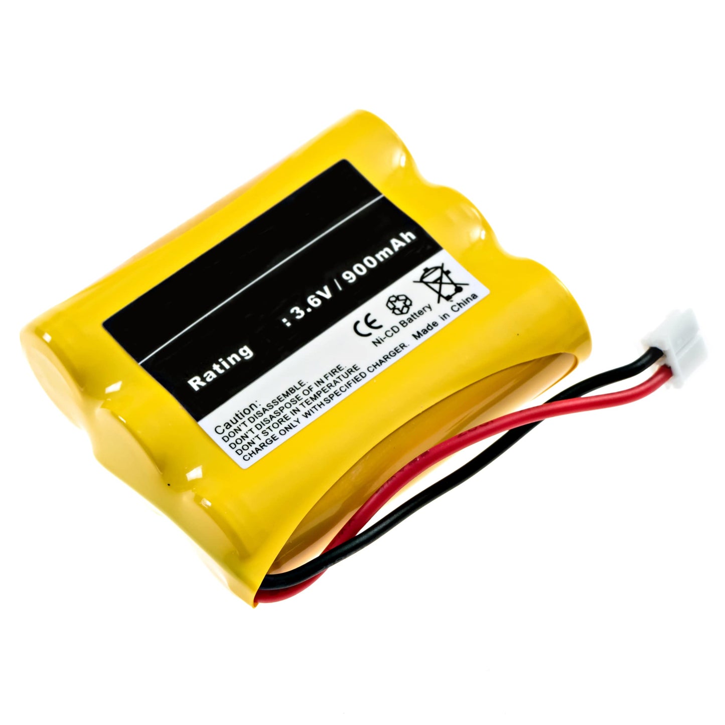 AT&T-Lucent 3301 Cordless Phone Battery Ni-CD, 3.6 Volt, 900 mAh - Ultra Hi-Capacity - Replacement for Rechargeable Battery