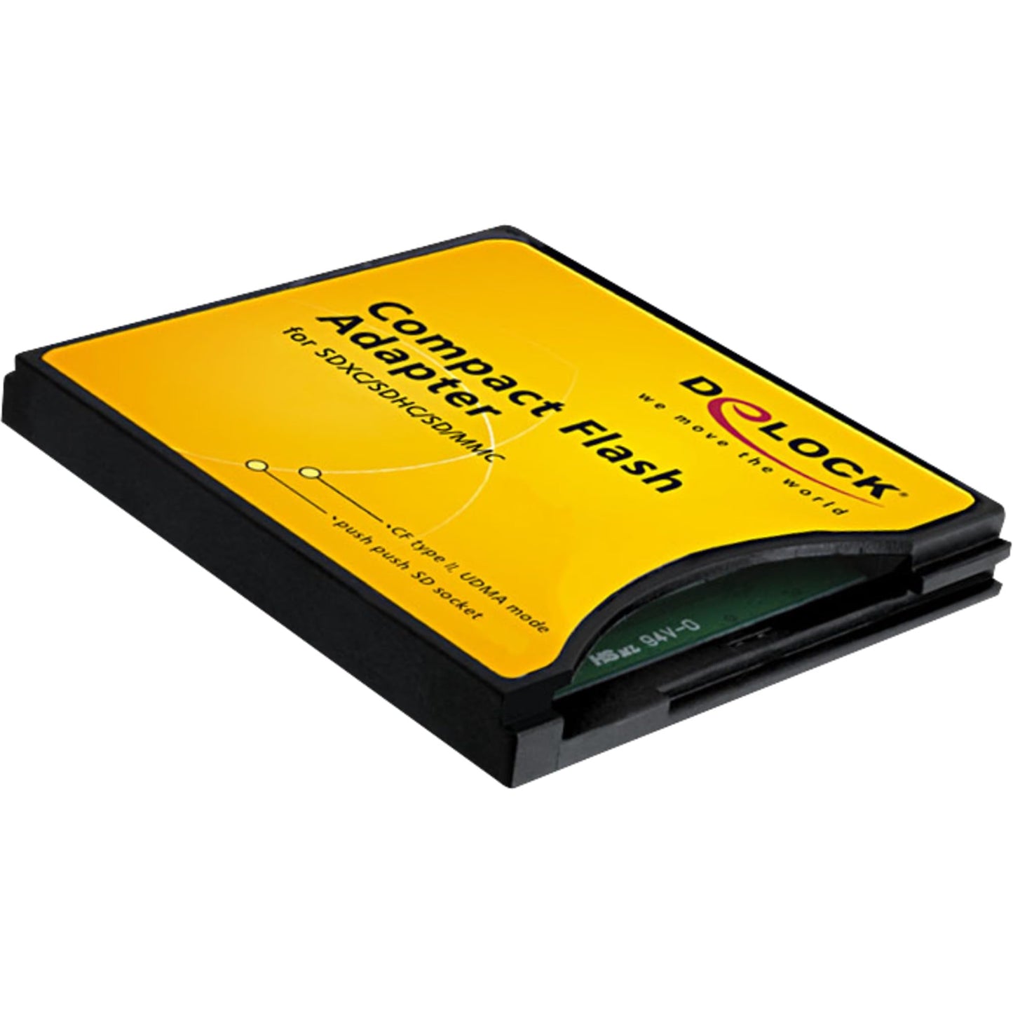 Delock Compact Flash Adapter for SDHC/MMC Memory Cards