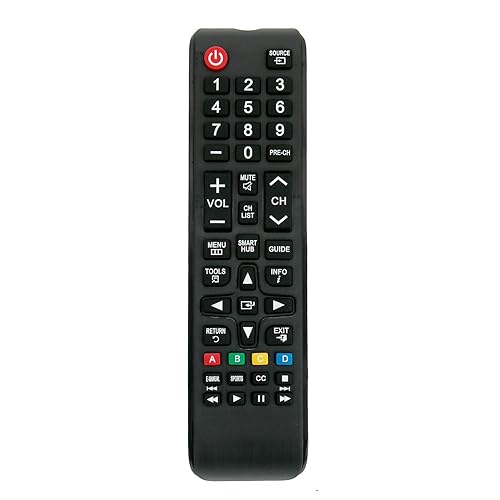 Replacement Remote Applicable for Samsung TV UN43J520DAFXZA UN43J5200AFXZA UN40JU640DFXZA UN40JU640DAFXZA UN40JU6400FXZA UN40J6200AFXZA UN40J520DAFXZA